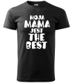 moja mama jest the best czarna koszulka
