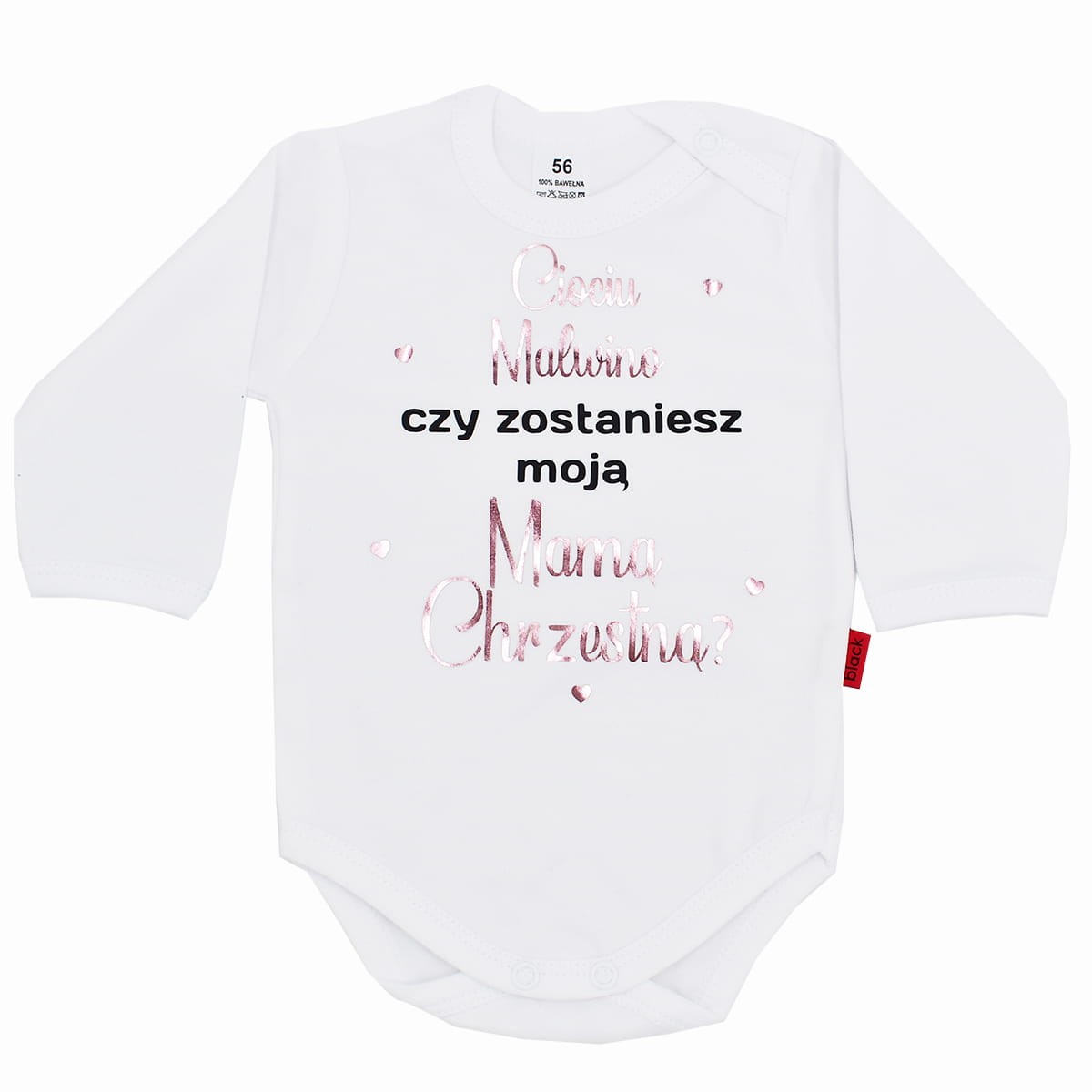 ciociu czy zostaniesz moją matką chrzestną różowe złoto