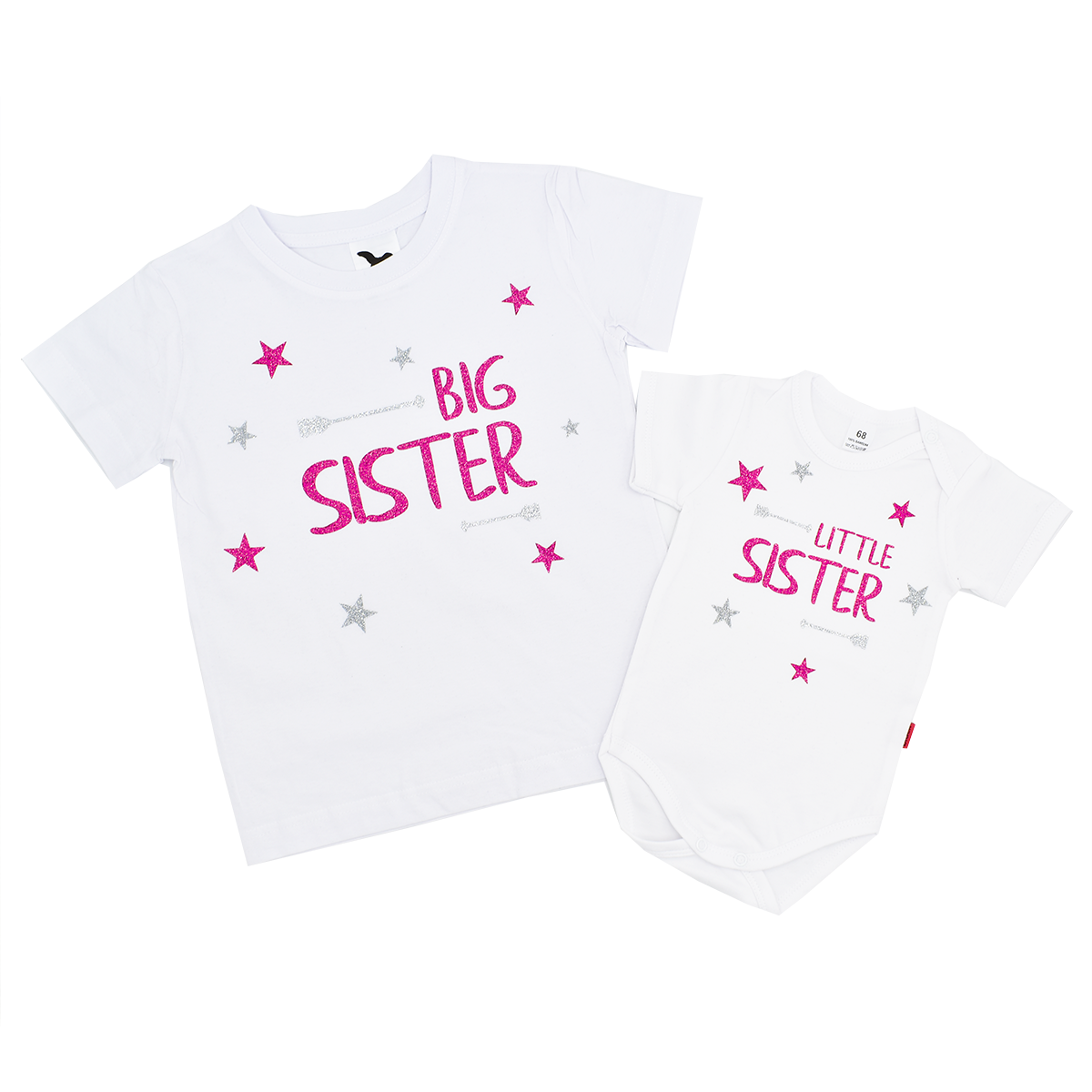 Koszulka dla sióstr big sister little sister