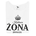 Koszulka królowa żona pierwsza , prezent rocznica ślub