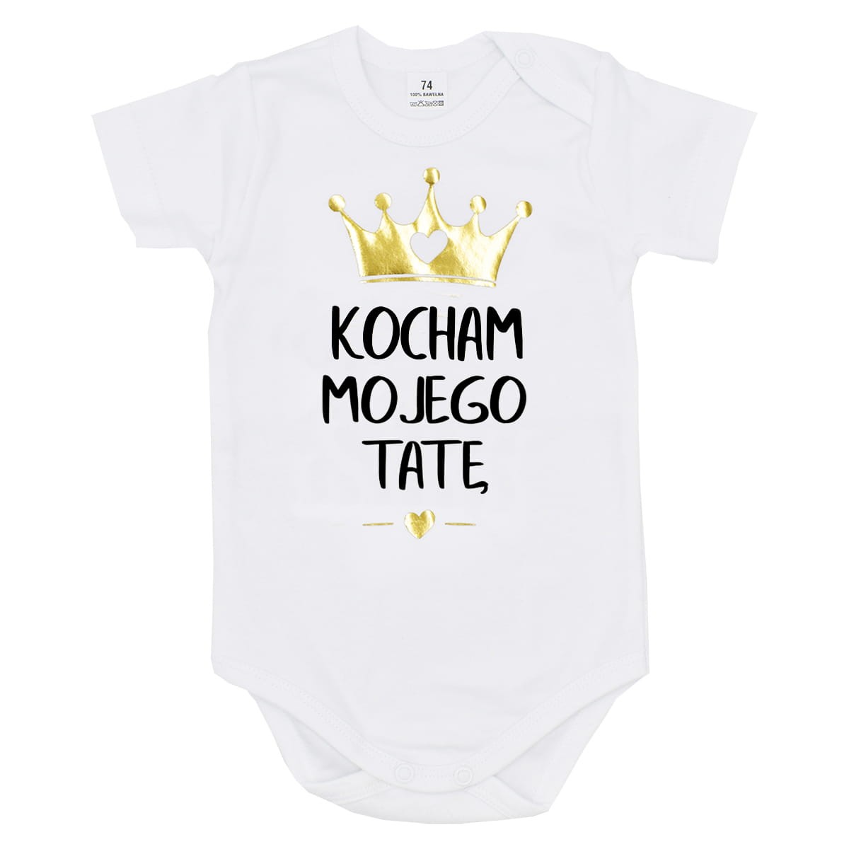 Body kocham mojego tatę białe