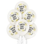 Balony Birthday boy 6szt