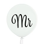 Balon GIGANT MR ŚLUB WESELE PAN MŁODY 60cm