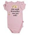 ale szok mam już rok brudny róż falbanka