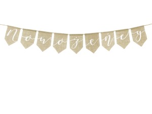 Baner Nowożeńcy, 23x155cm ślub wesele przyjęcie