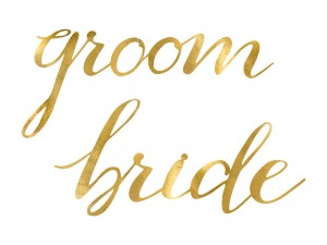 Zawieszki na krzesła Bride Groom ślub wesele