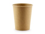 Kubeczki papierowe, kraft, 220ml 6szt
