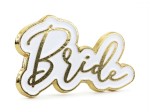 Przypinka Bride, 3.5x2cm wieczór panieński ślub
