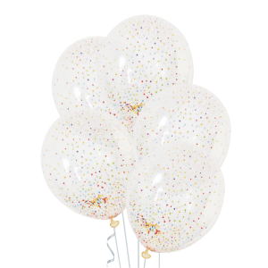 Balony z konfetti styropianowe kulki 12cali 3szt