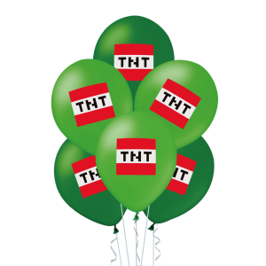 Balony 12cali TNT GAMINGOWE 12szt PIXEL