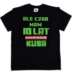 Koszulka Ale czad mam 10 lat piksele + imię