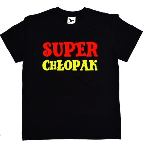 Koszulka na dzień chłopaka SUPER CHŁOPAK