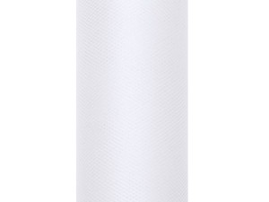 Tiul rolka dekoracyjny 15cm x 9m biały ślub wesele