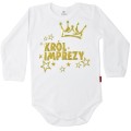 król imprezy białe body długi rękaw złoty nadruk przód.jpg