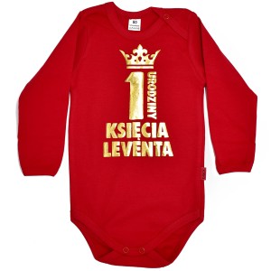 Body PIERWSZE URODZINY KSIĘCIA + IMIĘ DZIECKA