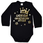 Body dla dziewczynki GWIAZDECZKA TATUSIA + IMIĘ