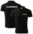 koszulka fizjoterapeuta polo czarna