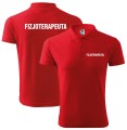 koszulka fizjoterapeuta polo czerwona