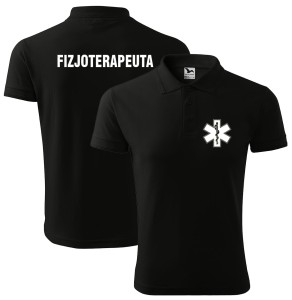 Koszulka Polo Fizjoterapeuta eskulap - różne kolory