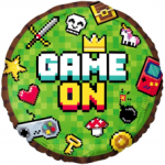 Balon foliowy Game On 45cm PIXEL TNT