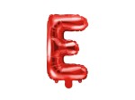 Balon foliowy litera E czerwona 35cm 1szt