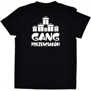 Koszulka na święta - GANG PREZENCIAKÓW  z prezentami