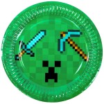 Talerzyki papierowe PIXEL TNT 6szt