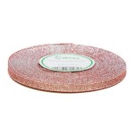 Wstążka brokatowa SREBRNOŁOSOSIOWA 6mm 32m