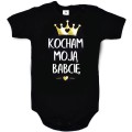 kocham moją babcię czarne body