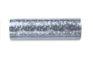 Serpentyny holograficzne srebro, 3,8m srebro
