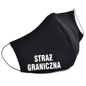 Maseczka ochronna z nadrukiem STRAŻ GRANICZNA