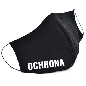 Maseczka ochronna z nadrukiem OCHRONA