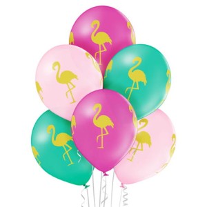 Balony Flamingo 6szt