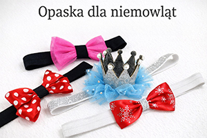 Opaska dla niemowląt – delikatny dodatek tworzony z myślą o najmłodszych