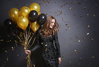 Balony czarno-złote - stylowa i elegancka dekoracja na każdą okazję