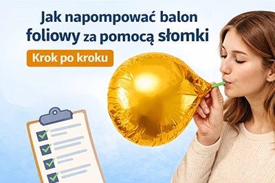 Jak napompować balon foliowy? - prosta instrukcja od Black Parrot
